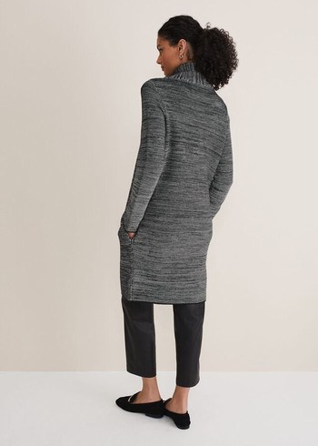 Phase Eight Talia Tweed Coats Grey/Black USA | 2930865-UV